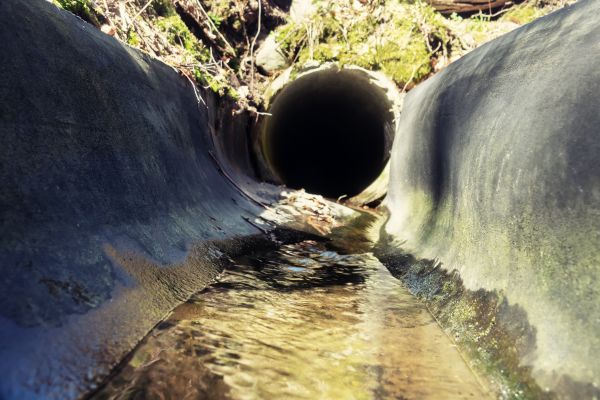 Drainage Swale Installation in Lewes
