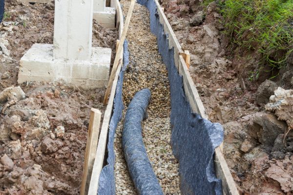 French Drain Installation in Lewes
